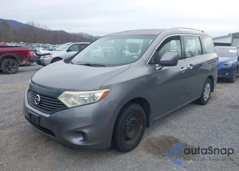 2014 Nissan Quest S from USA, damaged, VIN JN8AE2KP1E9103897